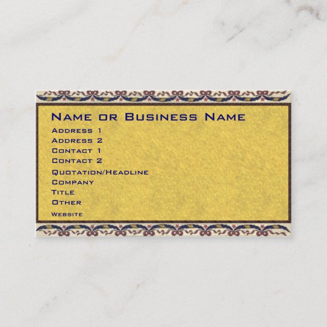 Vintage 48 Star American Flag Business Card (Front)