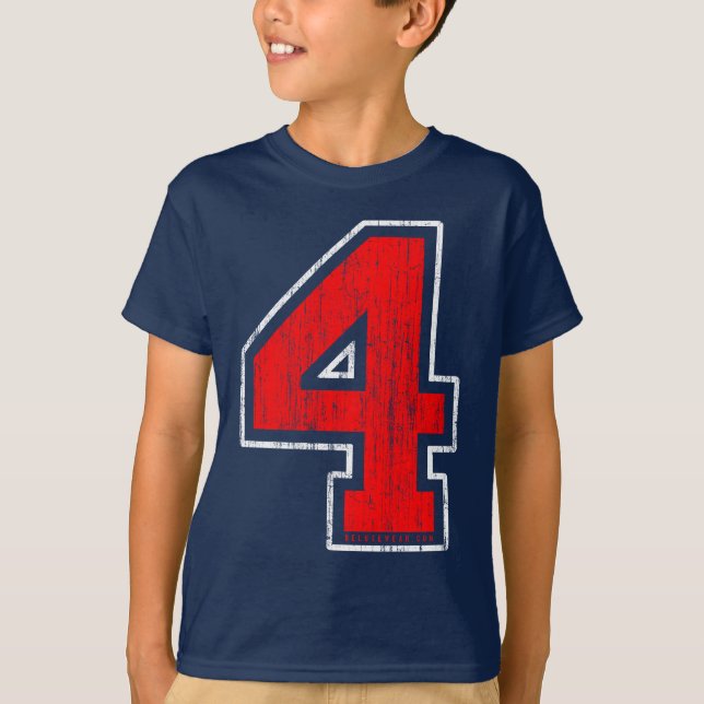 Vintage #4 T-Shirt (Front)