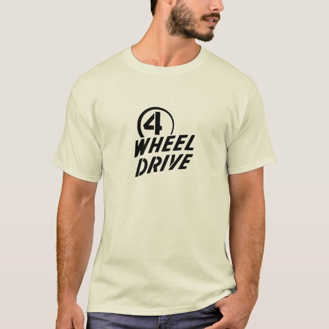 Vintage 4 Wheel drive T-shirt (Front)