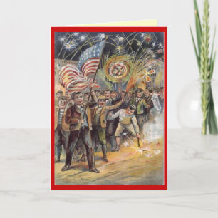 Vintage 4th of July Card