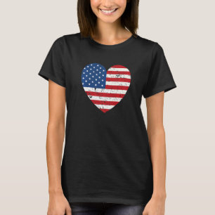 Vintage 4th Of July Fourth Usa Patriotic American T-Shirt