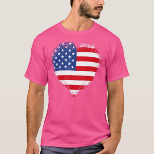 Vintage 4th Of July Fourth Usa Patriotic American  T-Shirt