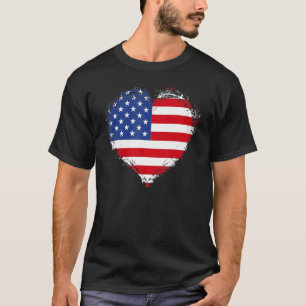 Vintage 4th Of July Fourth Usa Patriotic American T-Shirt