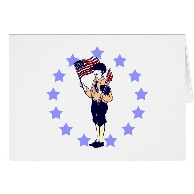 Vintage 4th of July Patriotic Art (Front Horizontal)