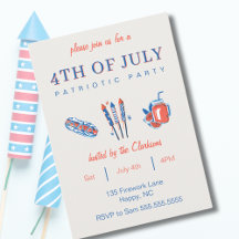 Vintage 4th of July Patriotic Party Celebration