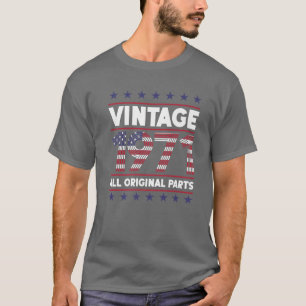 Vintage 50Th Birthday 1971 All Original 50 Years T-Shirt