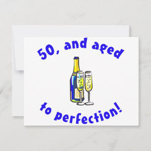 Vintage 50th Birthday Gag Gifts Card