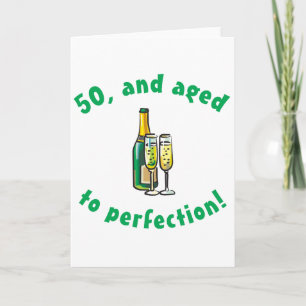 Vintage 50th Birthday Gift Card