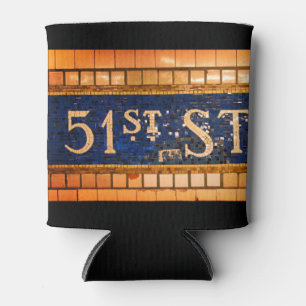 Vintage 51st Street, Times Square, Manhattan, NYC Can Cooler