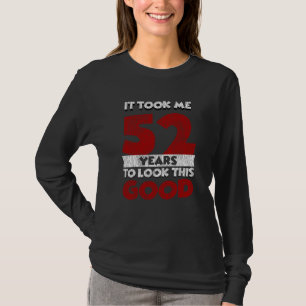 Vintage 52 Years Old Funny 52nd Birthday Gift T-Shirt