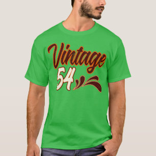 Vintage 54 Years Old Birthday T-Shirt
