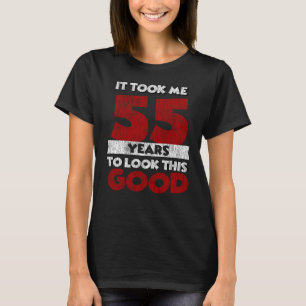 Vintage 55 Years Old Funny 55th Birthday Gift T-Shirt