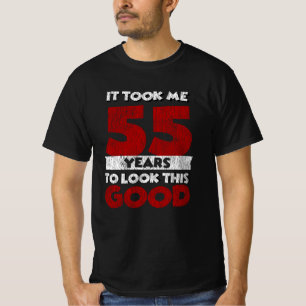 Vintage 55 Years Old Funny 55th Birthday Gift T-Shirt