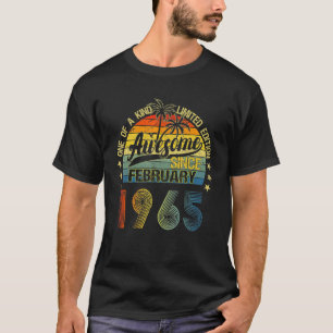 Vintage 57 Years Old February 1965 Decorations 57t T-Shirt