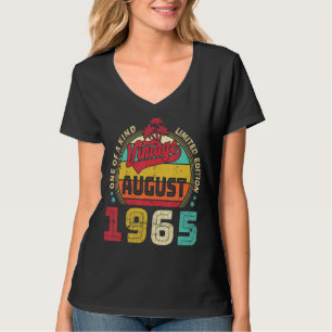 Vintage 57th Birthday Awesome Since August 1965 Ep T-Shirt
