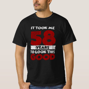 Vintage 58 Years Old Funny 58th Birthday Gift T-Shirt