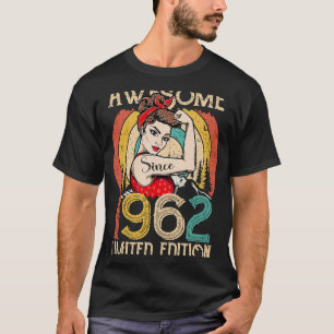 Vintage 60 Year Old birthday for women Best of 19 T-Shirt