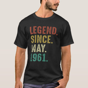 Vintage 60 Years Old Birthday Gifts Legend Since M T-Shirt