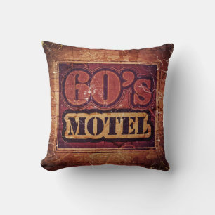 Vintage 60's Motel - Pillow