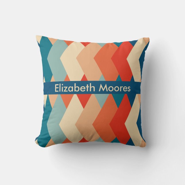 Vintage 60s Pattern Cushion (Front)