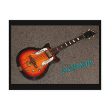 Vintage '64 Airline Bass Postcard