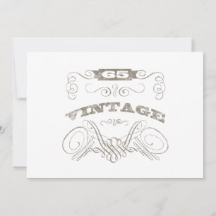 Vintage 65th Birthday Card