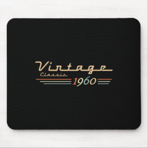 Vintage 65th Birthday Decorations Vintage 1960 65 Mouse Mat