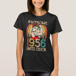 Vintage 66 Year Old birthday for women Best of 19 T-Shirt