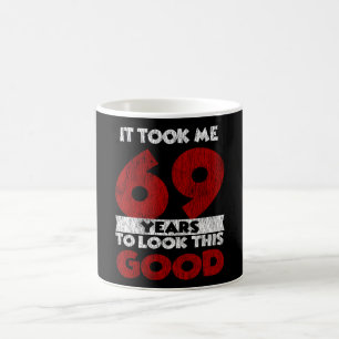 Vintage 69 Years Old Funny 69th Birthday Gift Coffee Mug