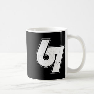 Vintage 6 7 Meme Six Seven Namaste Funny Halloween Coffee Mug