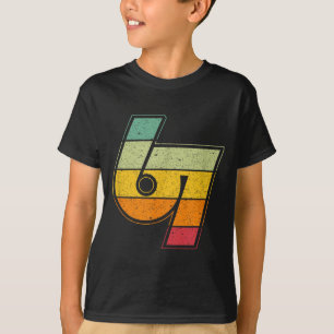 Vintage 6 7 Meme Six Seven Namaste Funny Halloween T-Shirt