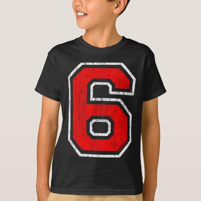 Vintage #6 T-Shirt (Front)