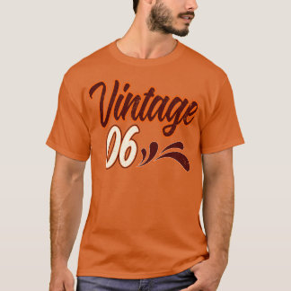 Vintage 6 Years Old Birthday T-Shirt