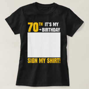 Vintage 70 Years Birthday Celebration Outfit T-Shirt