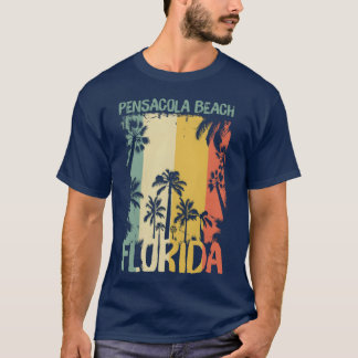 Vintage 70s 80s Pensacola Beach Vacation Souvenir  T-Shirt