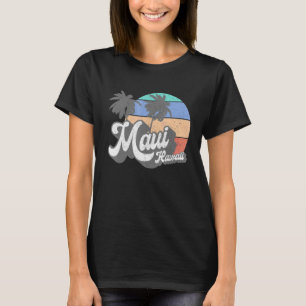 Vintage 70's Maui Hawaii Hawaiian Beach Surfing Re T-Shirt