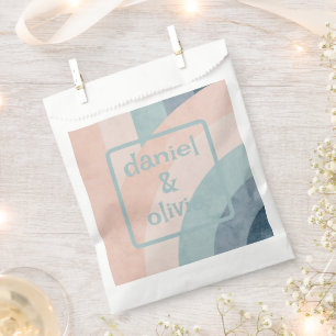 Vintage 70s Rainbow Wedding Favour Bags