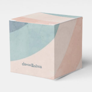Vintage 70s Rainbow Wedding Favour Box