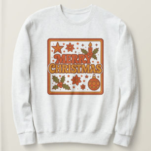 Vintage 70s styled Merry Christmas Sweatshirt