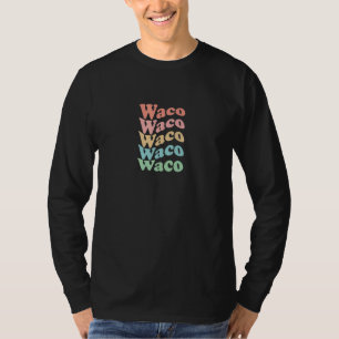 Vintage 70's USA Hippie City Retro Waco T-Shirt