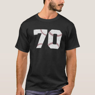 Vintage 70Th Birthday 1952 Baseball 70 Years Old M T-Shirt