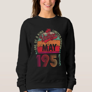 Vintage 71st Birthday Awesome Since May 1951 1 Sweatshirt