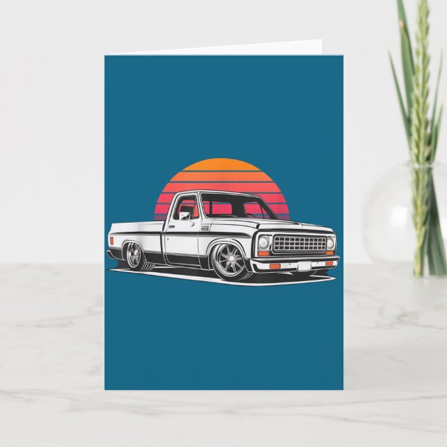 Vintage 73 87 Mini C10 Illustration Card (Front)