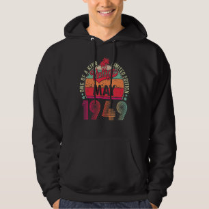 Vintage 73rd Birthday Awesome Since May 1949 1 Hoodie
