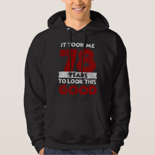Vintage 78 Years Old Funny 78th Birthday Gift Hoodie