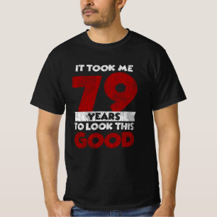Vintage 79 Years Old Funny 79th Birthday Gift T-Shirt