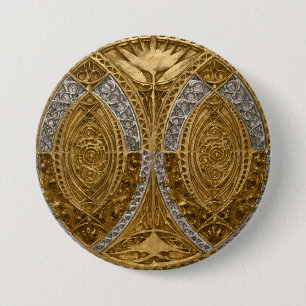vintage 7.5 cm round badge