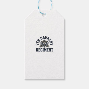 Vintage 7th Cavalry Regiment Chest Print Design_1 Gift Tags