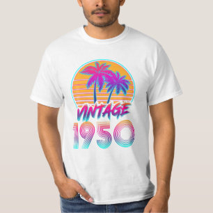 Vintage 80s 1950 Birthday T-Shirt