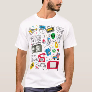 Vintage 80's 90's doodle collection. T-Shirt